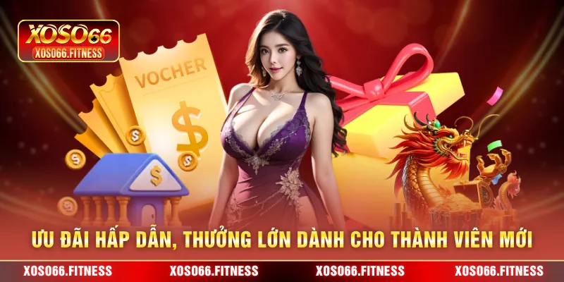 Ưu đãi hấp dẫn, thưởng lớn dành cho thành viên mới
